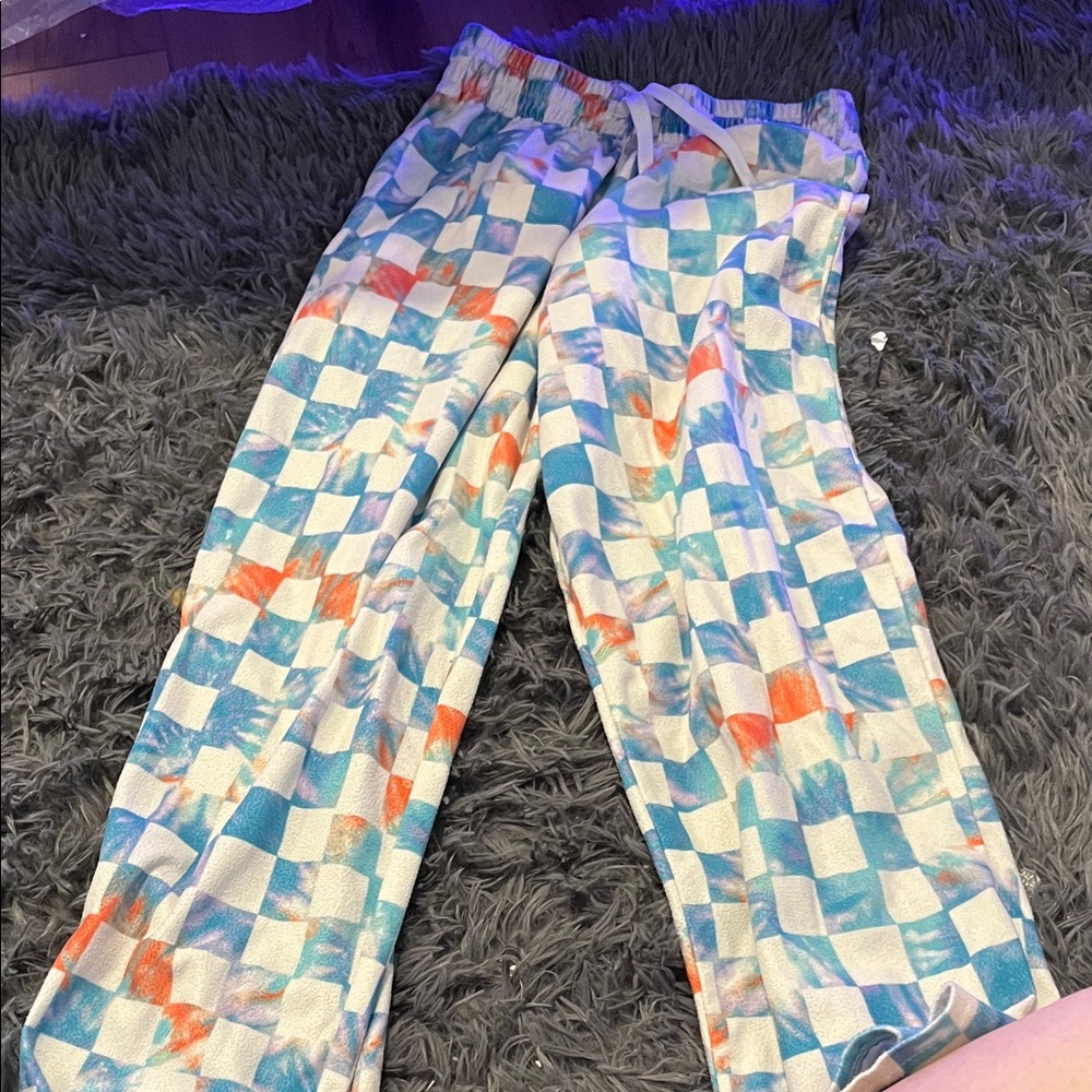 Cat & Jack Vibrant Checkered Pajama Bottoms
